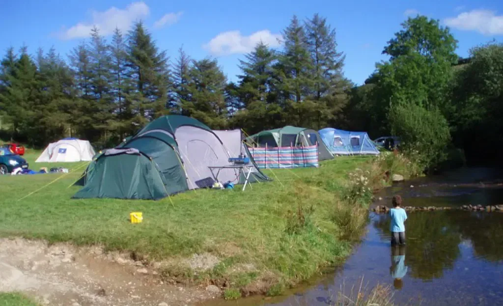 Westermill Farm, Camping next to the River Exe