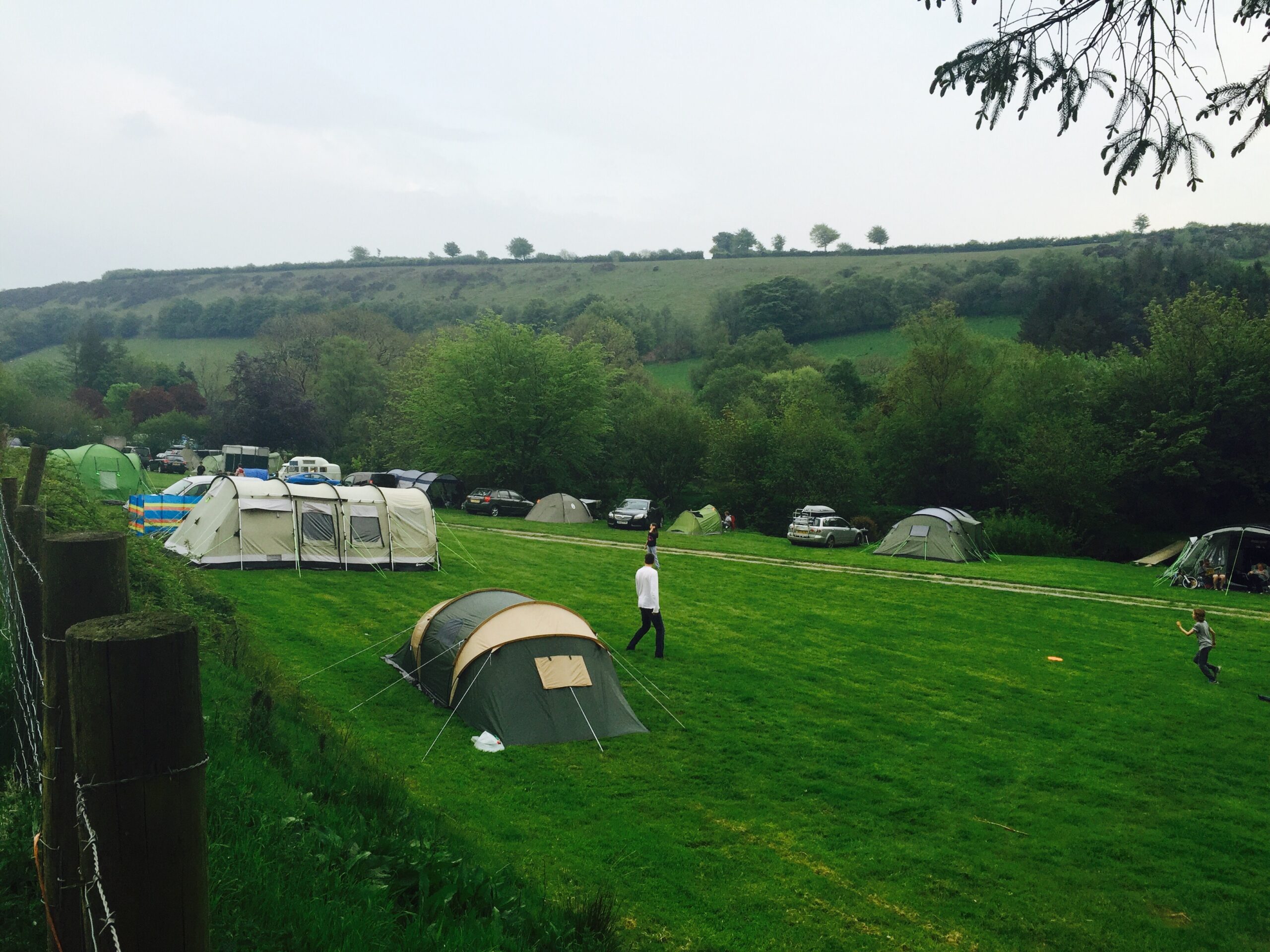 Camping at Westermill Farm Exford